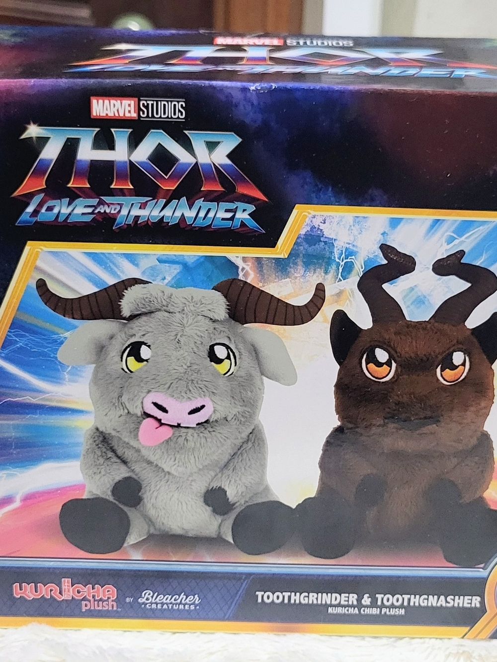 Disney Thor Love & Thunder  Toothgnasher and Toothgrinder Plush Goat Set